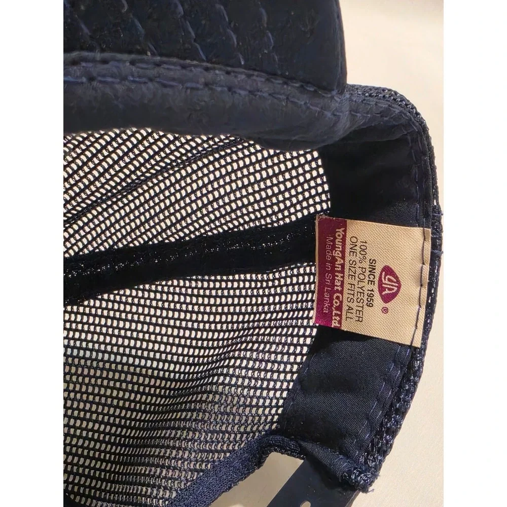 Vintage 1998 South Atlantic Well Drillers Jubilee Noland Trucker Hat Navy Blue‎